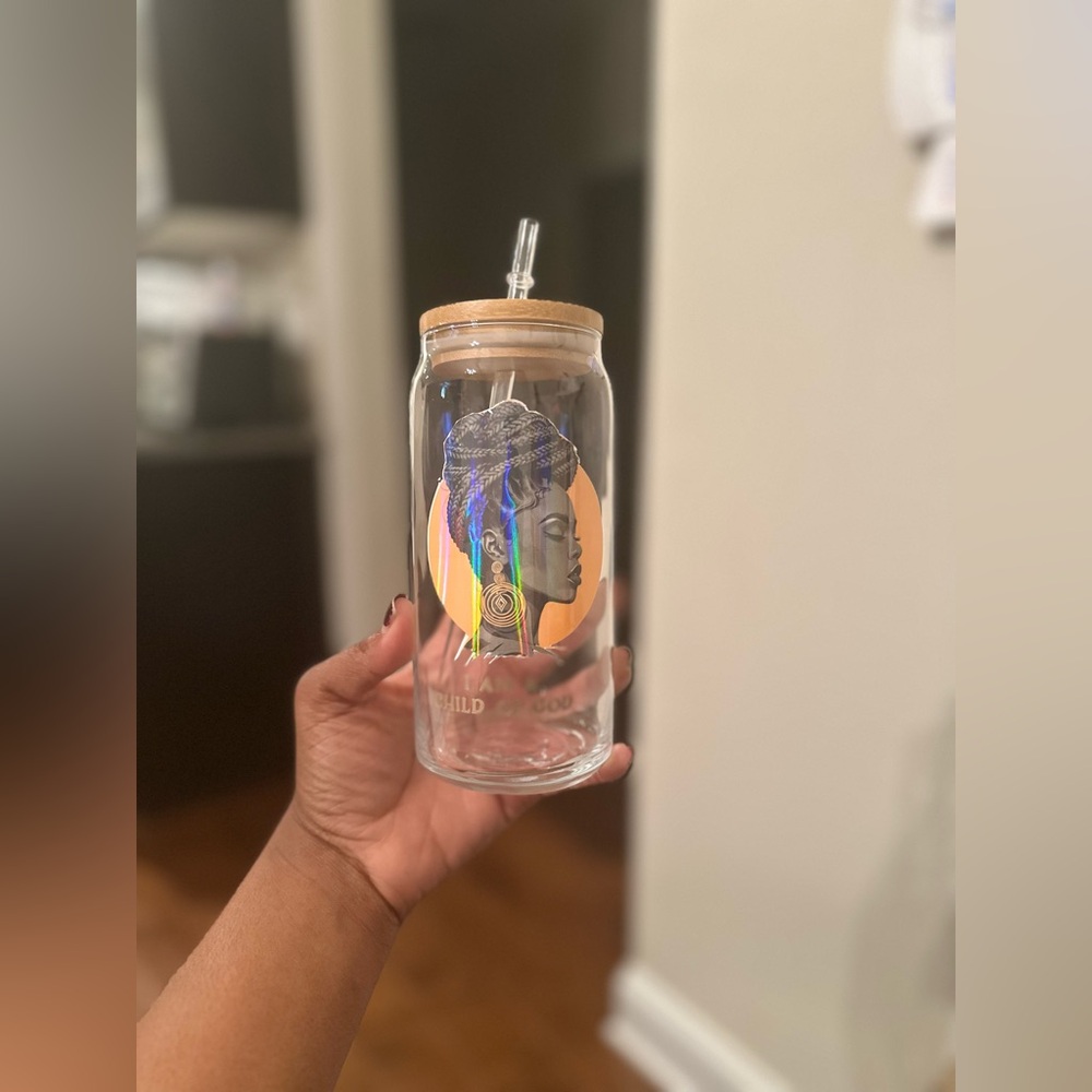 I Am A Child Of God Glass Cup